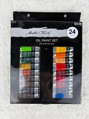 NIB Master’s Touch Fine Art Studio-Oil Paint Set-12ml (0.4fl oz) Tubes-24 Count